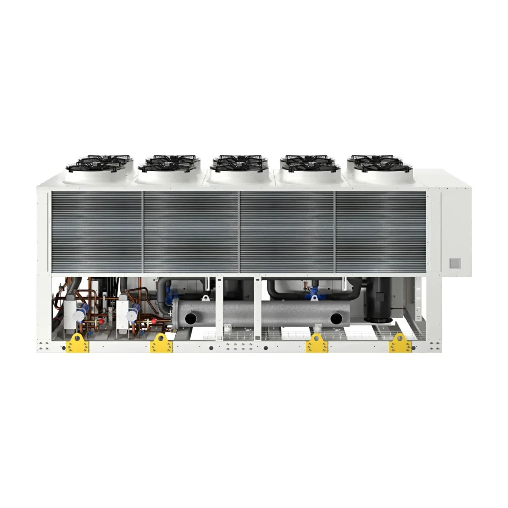 Pompa di calore con compressori a vite Aermec NS
