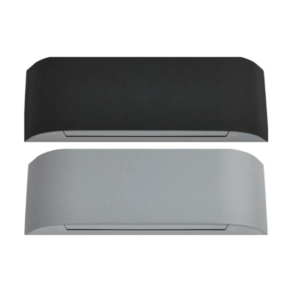 Toshiba Haori climatizzatore a parete con rivestimento in tessuto Dark Grey e Light Grey