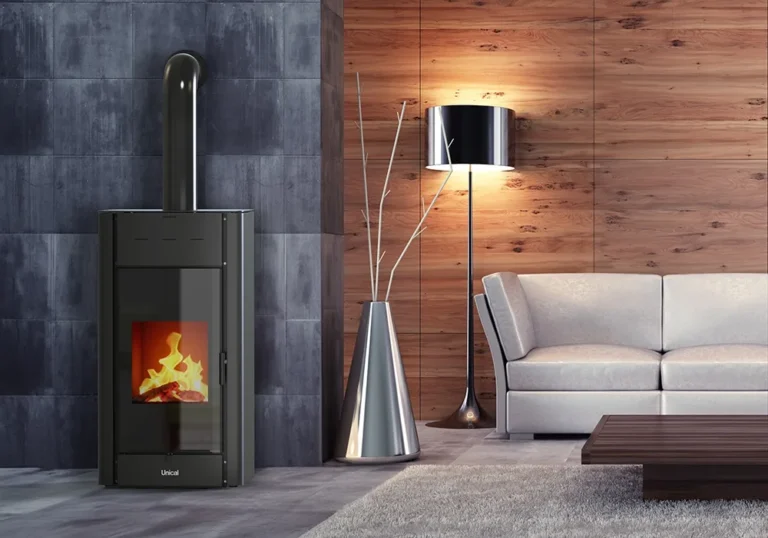 Stufa a legna ventilata Unical LENI O 13 – immagine 2